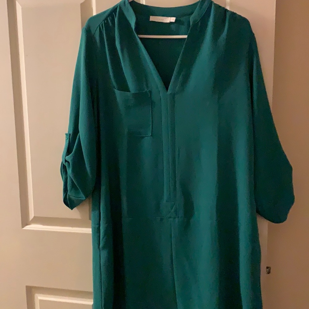 Lush Kelly Green Shift Dress